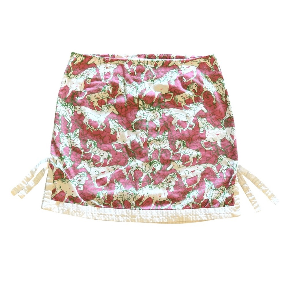 EUC Lilly Pulitzer Hot to Trot Kentucky Derby Skirt Size 8